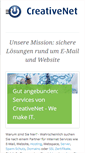 Mobile Screenshot of creativenet.de